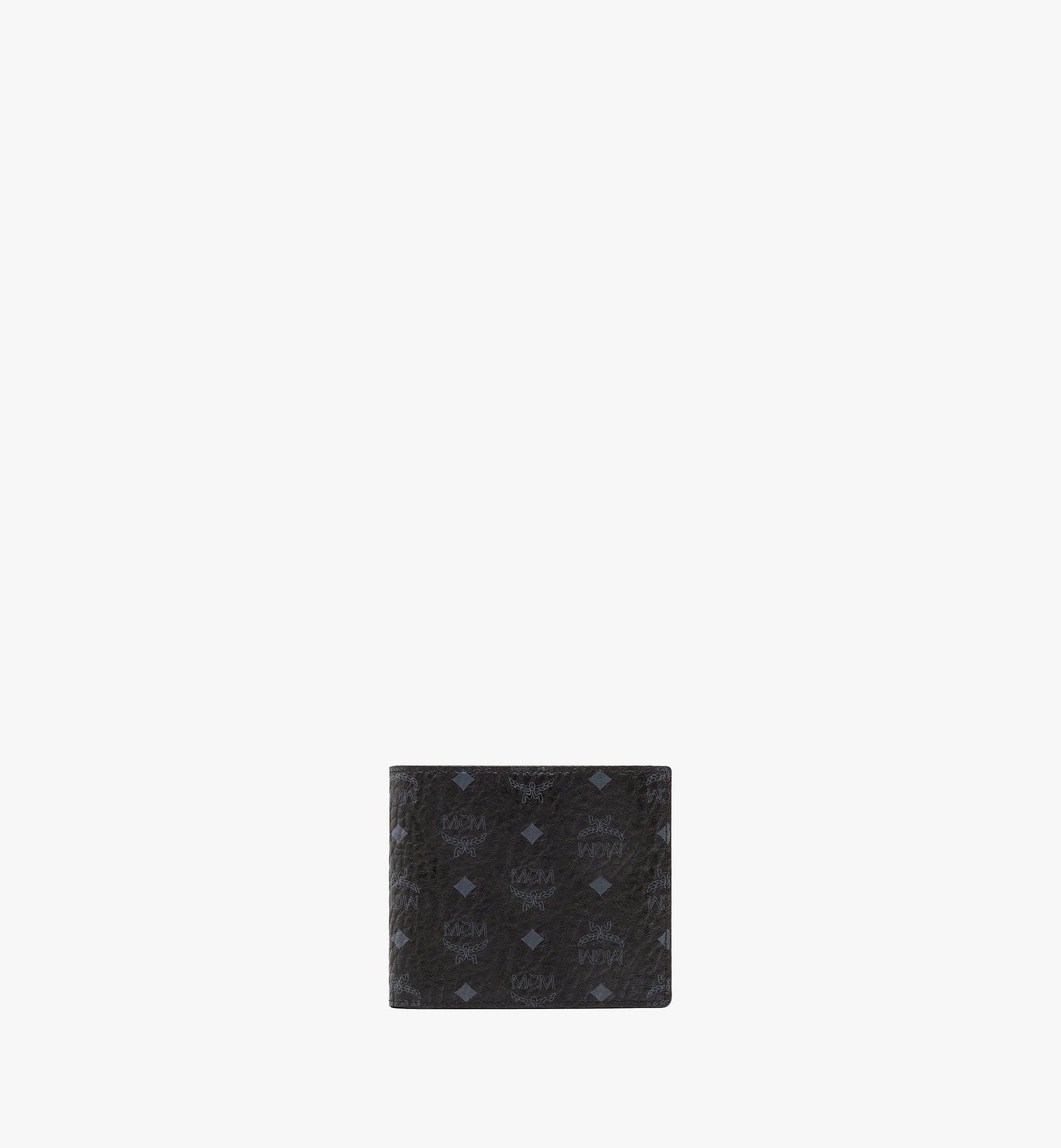 Mcm men's shop wallet black